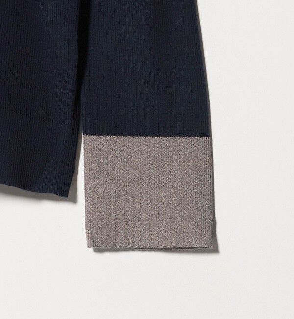 UNITED ARROWS「18G ウール リブ カーディガン」|カーディガン|