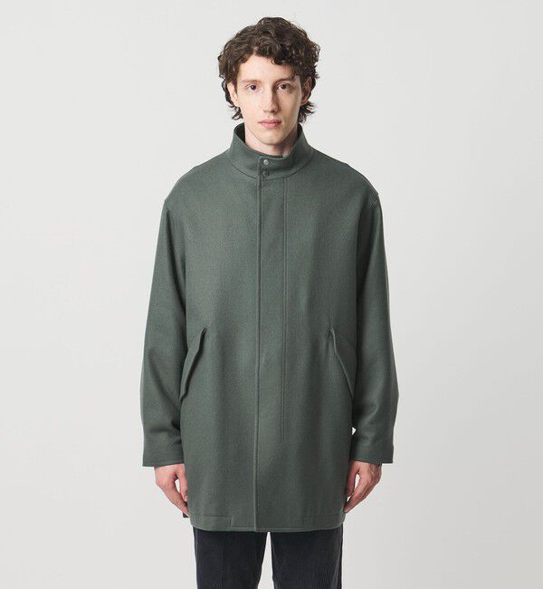 UNITED ARROWS「ウーステッドメルトン ミリタリーコート」|その他|