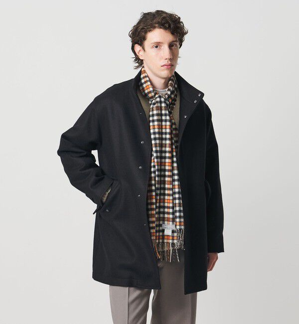 UNITED ARROWS「ウーステッドメルトン ミリタリーコート」|その他|