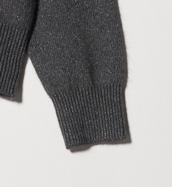 UNITED ARROWS「フォックス ウール ラメ クルーネック ニット」|ニット・セーター|