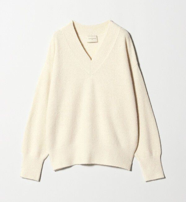 UNITED ARROWS「フォックス ウール ラメ Vネック ニット」|ニット・セーター|