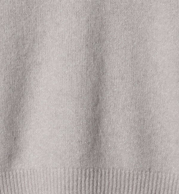 UNITED ARROWS「フォックス ウール ラメ Vネック ニット」|ニット・セーター|