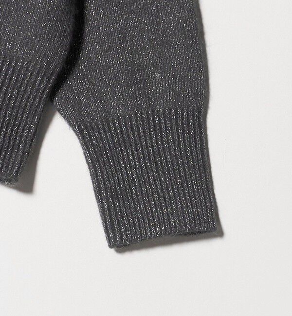 UNITED ARROWS「フォックス ウール ラメ Vネック ニット」|ニット・セーター|