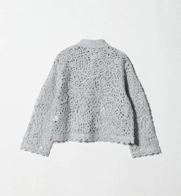 UNITED ARROWS「クロシェ ポロ カーディガン」|カーディガン|