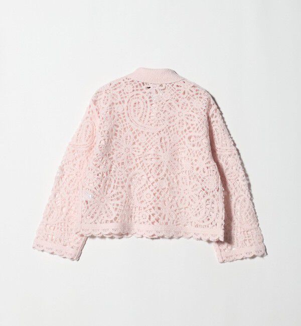 UNITED ARROWS「クロシェ ポロ カーディガン」|カーディガン|