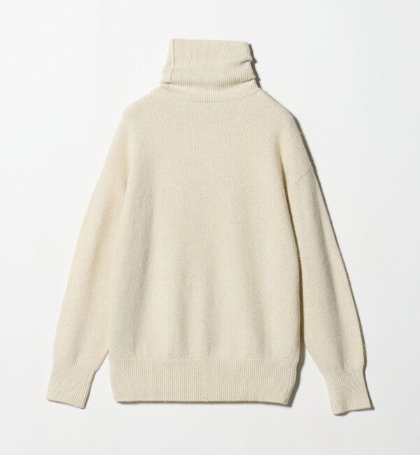 UNITED ARROWS「フォックス ウール ラメ タートルネック ニット」|ニット・セーター|