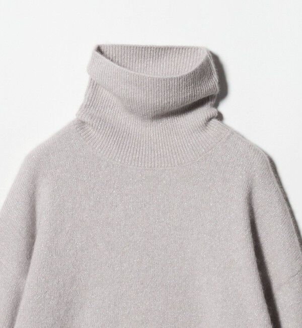 UNITED ARROWS「フォックス ウール ラメ タートルネック ニット」|ニット・セーター|
