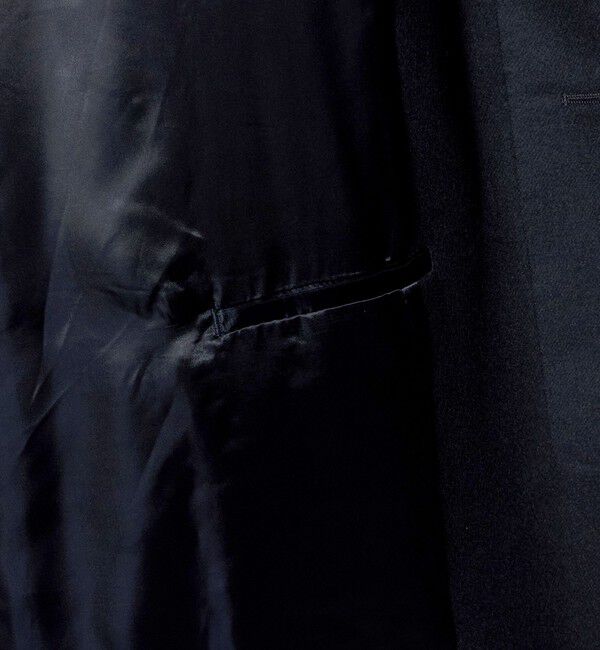 UNITED ARROWS「ウーステッドメルトン バルマカーンコート」|ステンカラーコート|