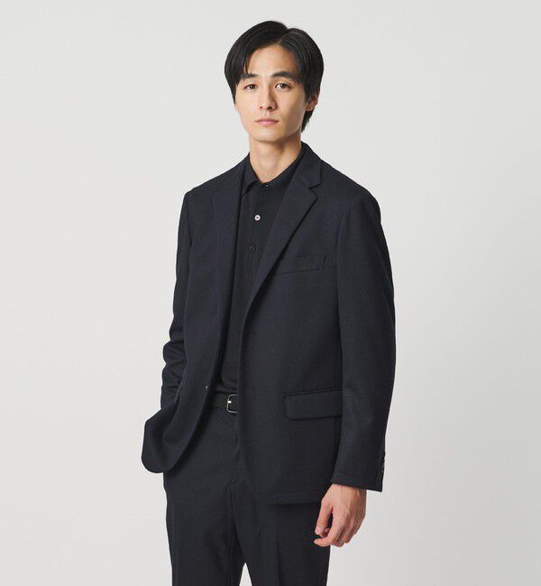 UNITED ARROWS「ホームスパン ジャージー シングル2ボタン テーラードジャケット UA COZY ウォッシャブル ヨコストレッチ 」|スーツ|