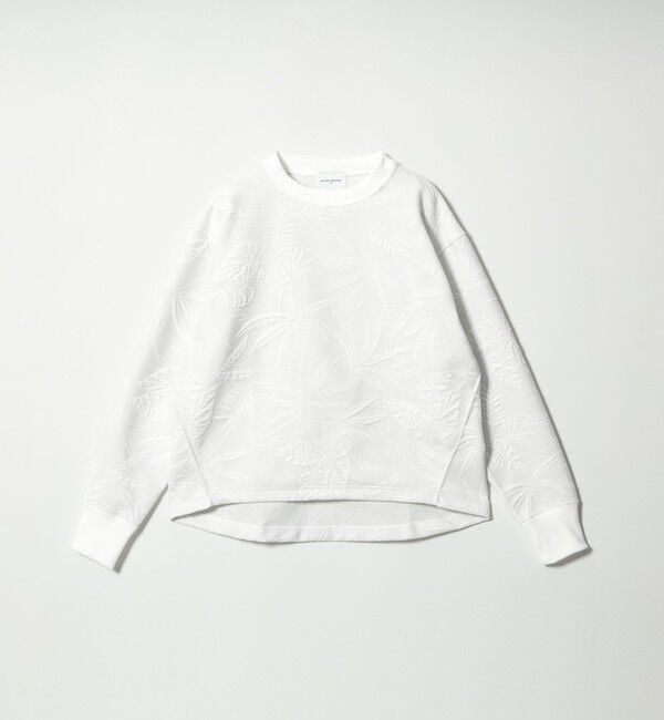 UNITED ARROWS「リーヴス ジャガード ラメ スウェット」|スウェット・ジャージ|