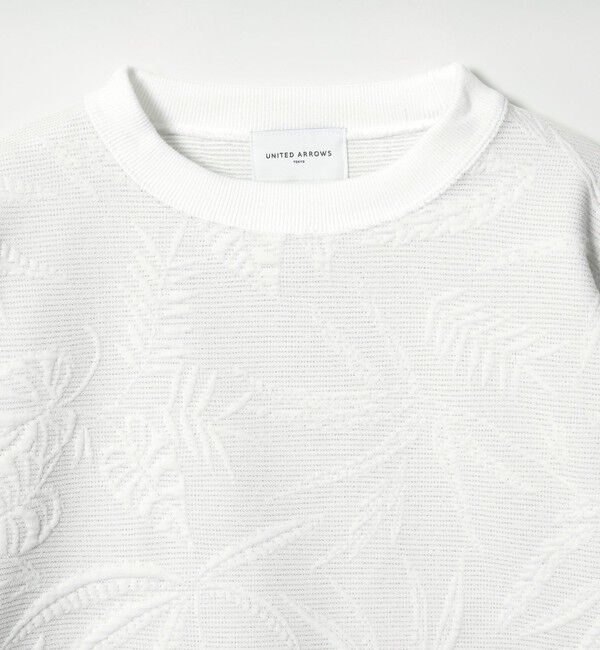 UNITED ARROWS「リーヴス ジャガード ラメ スウェット」|スウェット・ジャージ|