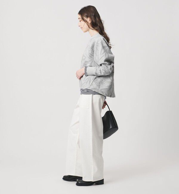 UNITED ARROWS「リーヴス ジャガード ラメ スウェット」|スウェット・ジャージ|