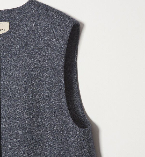 UNITED ARROWS「MOKU ３カラー ツイードライク ベスト」|ベスト・ジレ|