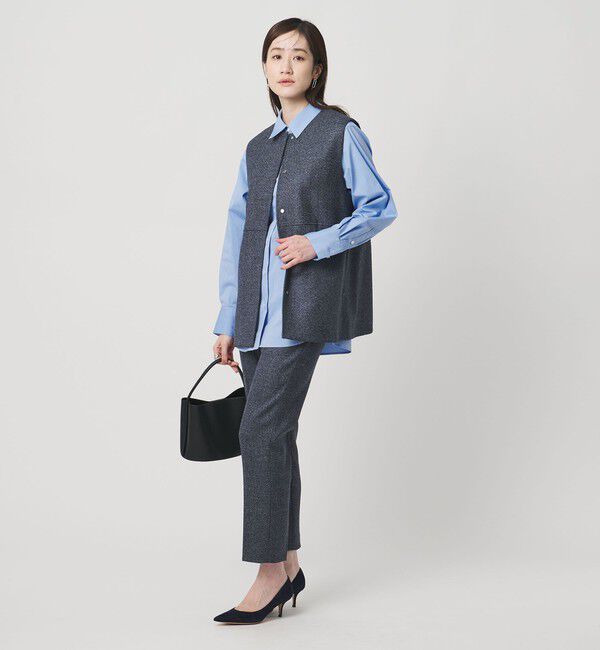 UNITED ARROWS「MOKU ３カラー ツイードライク ベスト」|ベスト・ジレ|