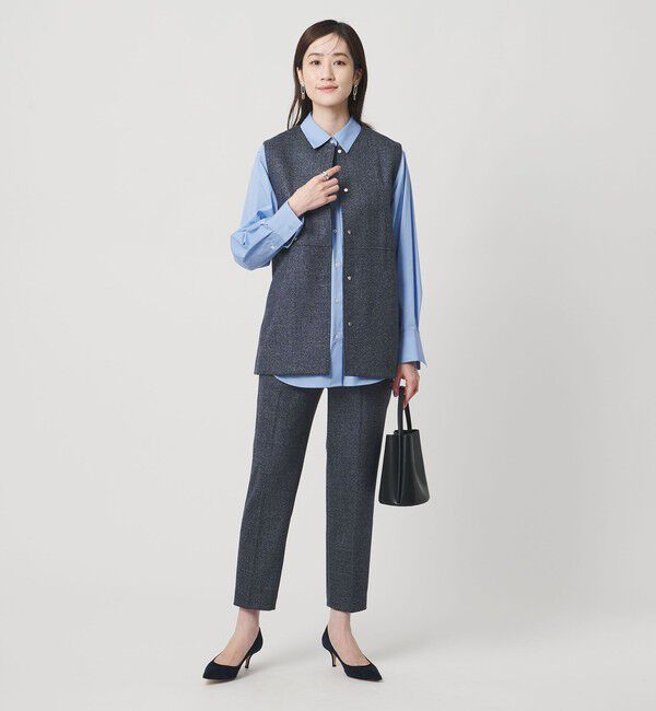 UNITED ARROWS「MOKU ３カラー ツイードライク ベスト」|ベスト・ジレ|