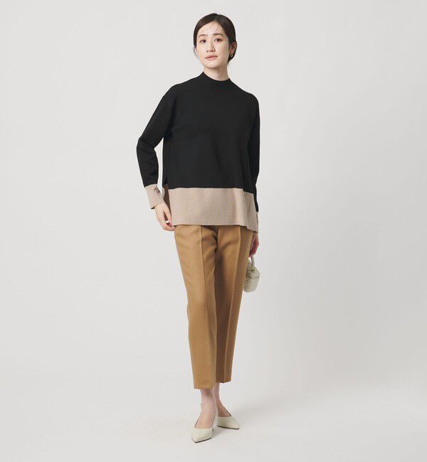 UNITED ARROWS「ウールブレンド ハイネックニット ‐ウォッシャブル‐」|ニット・セーター|