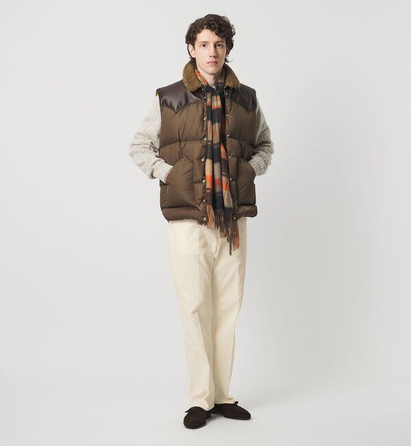 UNITED ARROWS「ハイマウント コーデュロイ ロデオストレートパンツ」|チノ|