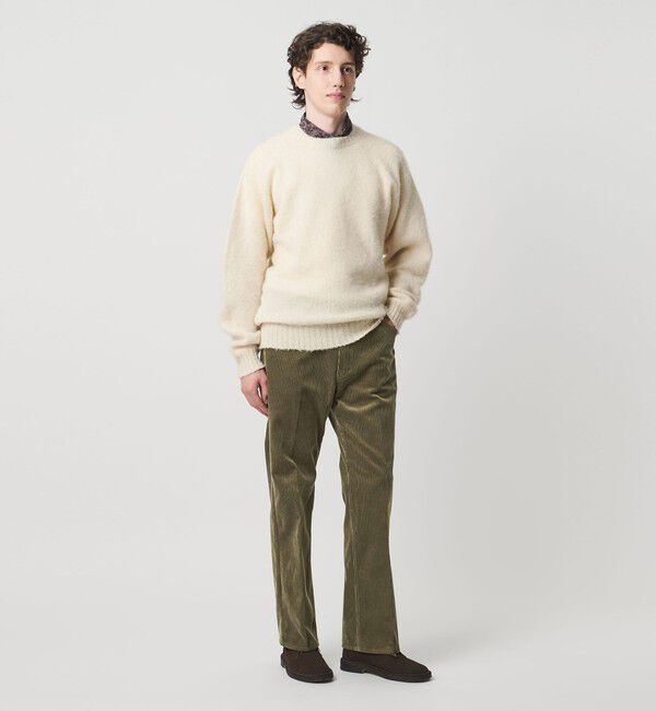 UNITED ARROWS「ハイマウント コーデュロイ ロデオストレートパンツ」|チノ|