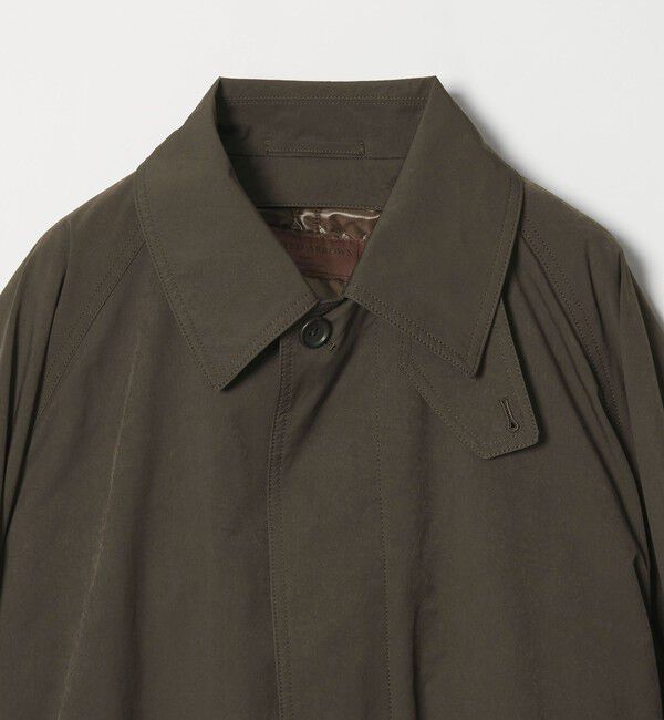UNITED ARROWS「ピーチツイル バルマカーンコート 撥水」|ステンカラーコート|