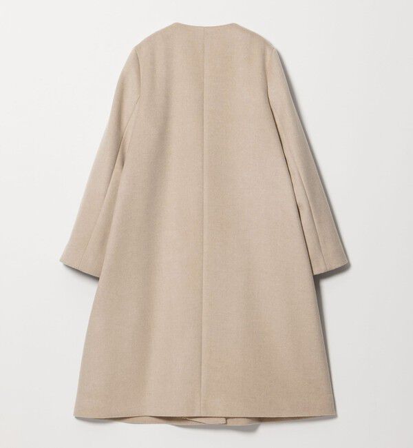 UNITED ARROWS「Aライン ミドルコート」|ノーカラーコート|