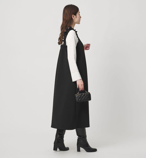 UNITED ARROWS「LIGHT PONGY フリル ワンピース」|ワンピース|