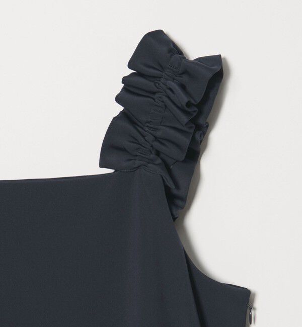 UNITED ARROWS「LIGHT PONGY フリル ワンピース」|ワンピース|