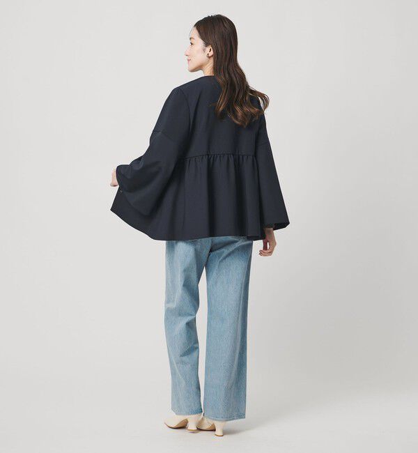 UNITED ARROWS「LIGHT SPONGY フリル コート」|その他|