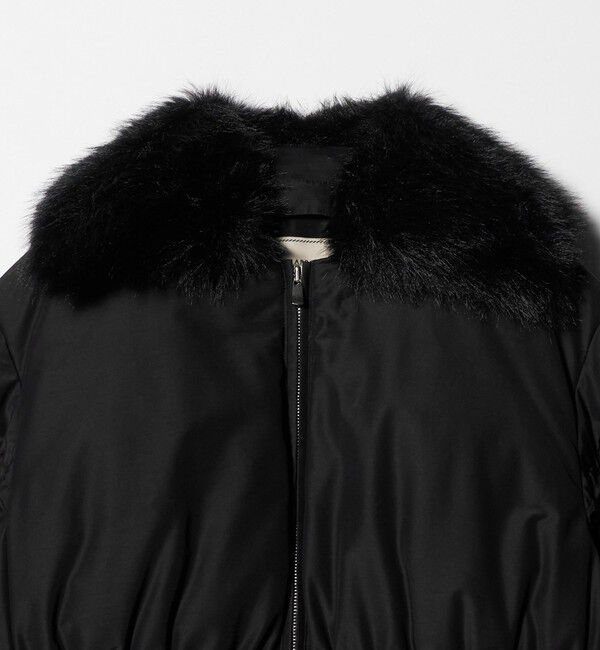 UNITED ARROWS「ペプラム ミドル ダウンコート」|ダウン|