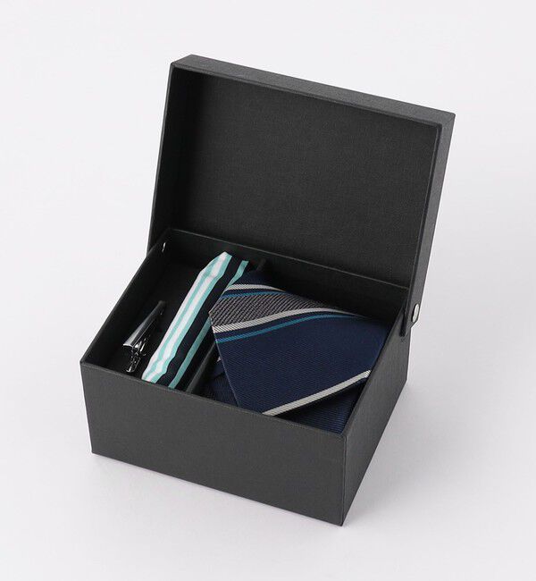 UNITED ARROWS green label relaxing「ネクタイ ハンカチ ネクタイピン 3点セット ギフトボックス」|ネクタイ・蝶ネクタイ|