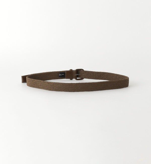 UNITED ARROWS green label relaxing「レザー バックル ゴムメッシュ ベルト」|ベルト|