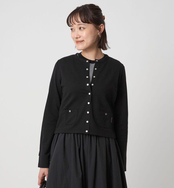 UNITED ARROWS green label relaxing「＜To b. by agnes b.コラボ＞ドットボタン カーディガン」|カーディガン|