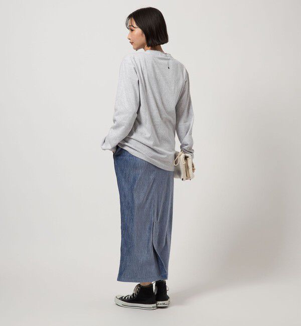 UNITED ARROWS green label relaxing「【別注】＜GOOD ROCK SPEED＞LIFE PC ロングスリーブ Tシャツ ミディアムグレー」|Tシャツ・カットソー|