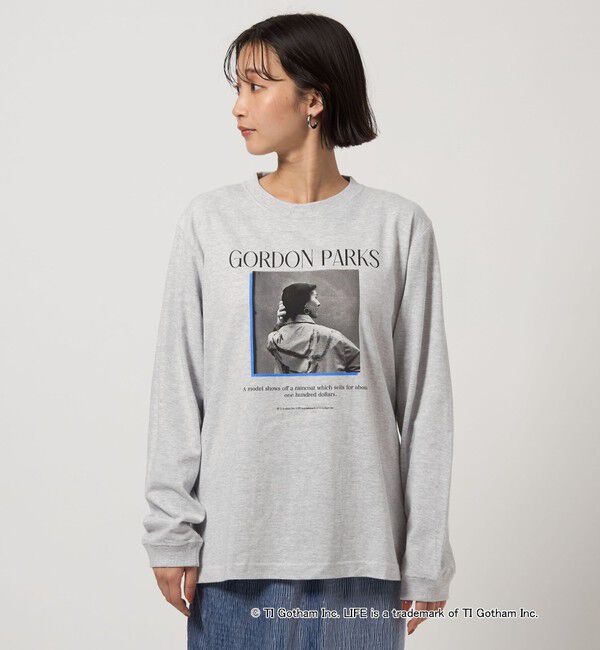 UNITED ARROWS green label relaxing「【別注】＜GOOD ROCK SPEED＞LIFE PC ロングスリーブ Tシャツ ミディアムグレー」|Tシャツ・カットソー|