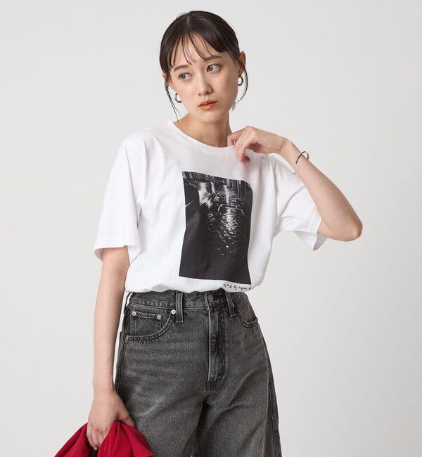 UNITED ARROWS green label relaxing「＜To b. by agnes b.コラボ＞フォト ショートスリーブ Tシャツ」|Tシャツ・カットソー|