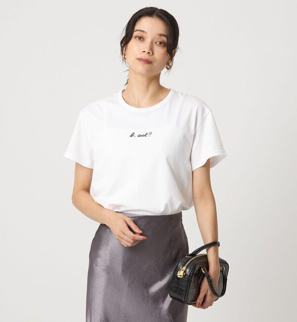 UNITED ARROWS green label relaxing「＜To b. by agnes b.コラボ＞ロゴ ショートスリーブ Tシャツ」|Tシャツ・カットソー|