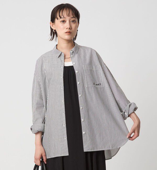 UNITED ARROWS green label relaxing「＜To b. by agnes b.コラボ＞エンブロイダリー オーバーサイズ シャツ」|シャツ・ブラウス|その他1