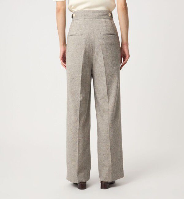 UNITED ARROWS green label relaxing「［size SHORTあり］メランジツイル パンツ -ウォッシャブル-」|スラックス|