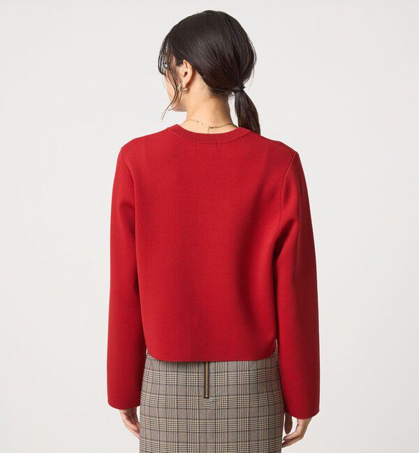 UNITED ARROWS green label relaxing「フォルム ゴールドカラーボタン ニット カーディガン ウォッシャブル」|カーディガン|