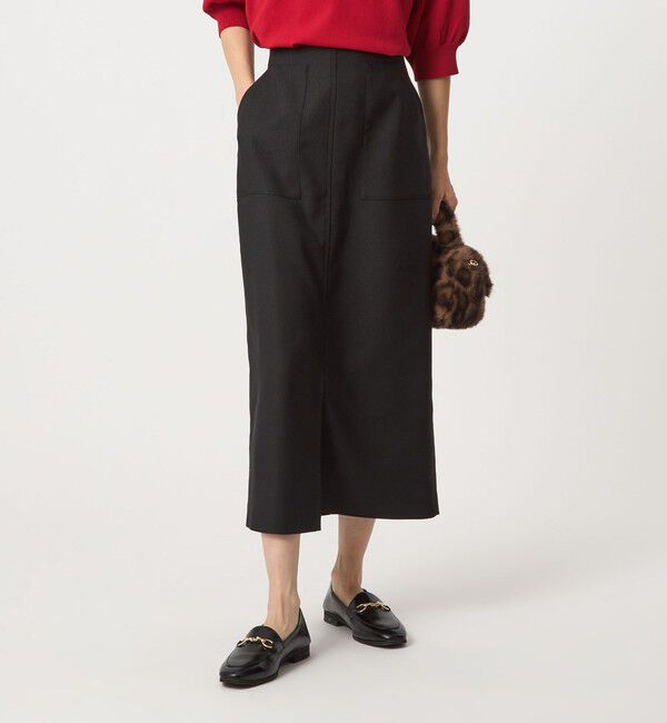 UNITED ARROWS green label relaxing「［size SHORTあり］キチントボトムス Iライン スリム タイト スカート」|タイト|