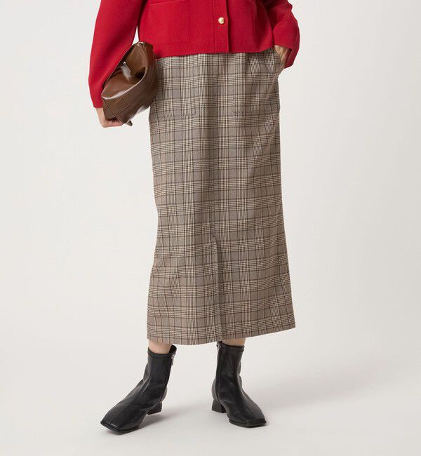 UNITED ARROWS green label relaxing「［size SHORTあり］キチントボトムス Iライン スリム タイト スカート」|タイト|