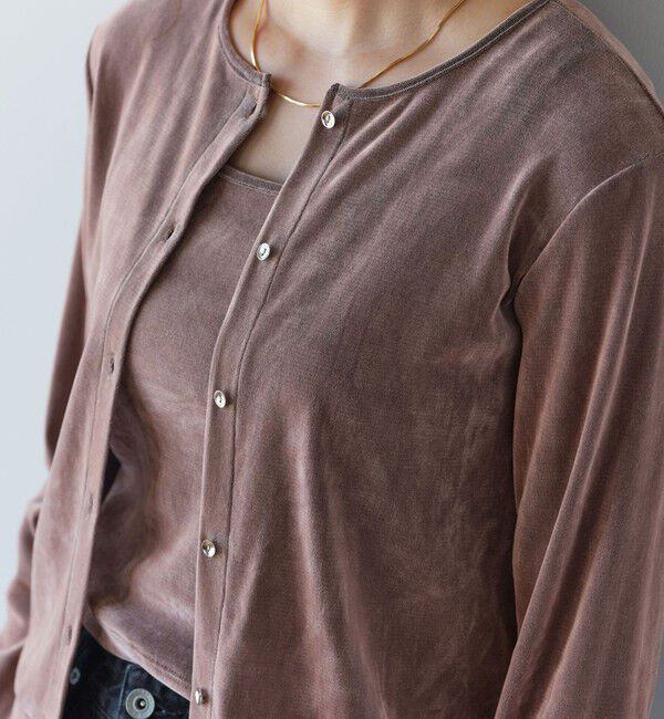 UNITED ARROWS green label relaxing「極みシアーフロッキーカーデ」|カーディガン|