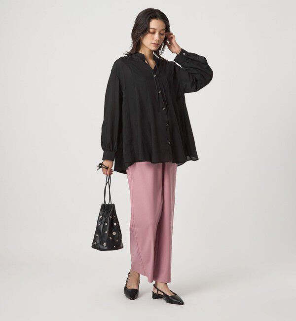 UNITED ARROWS green label relaxing「ミルフィーユフレアブラウス」|シャツ・ブラウス|