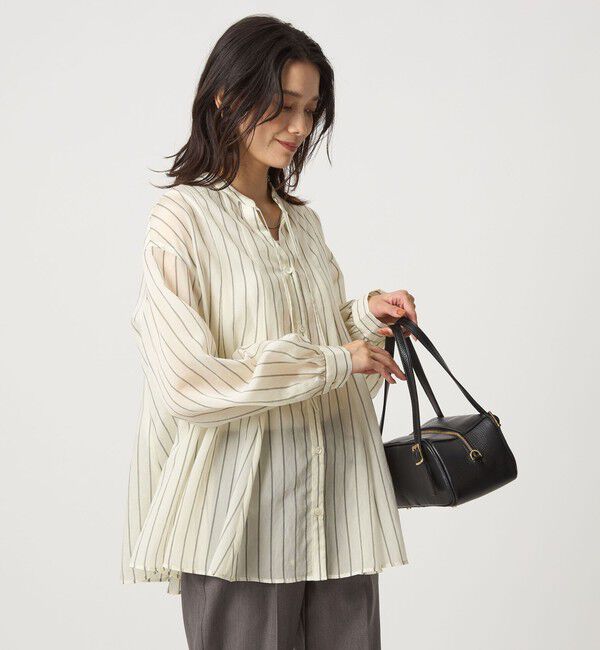 UNITED ARROWS green label relaxing「ミルフィーユフレアブラウス」|シャツ・ブラウス|