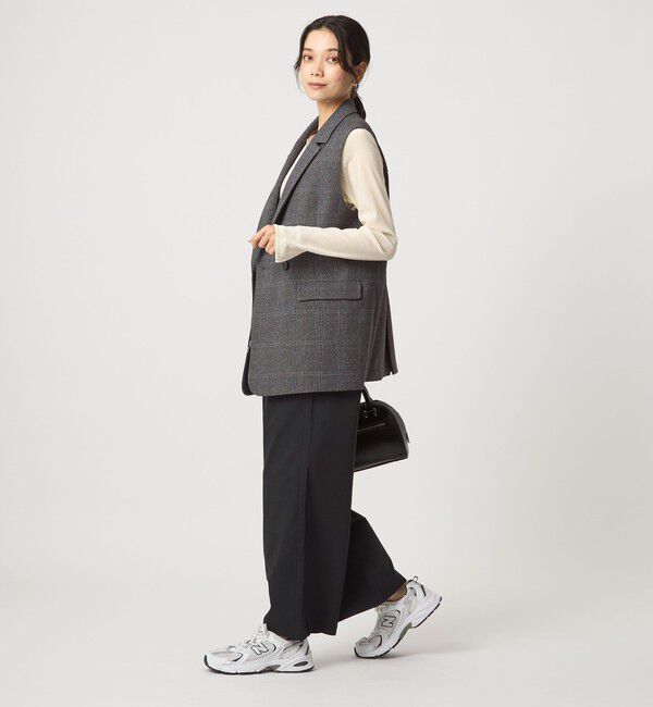 UNITED ARROWS green label relaxing「ツイードライク ジレ マシンウォッシャブル 帯電防止」|ベスト・ジレ|