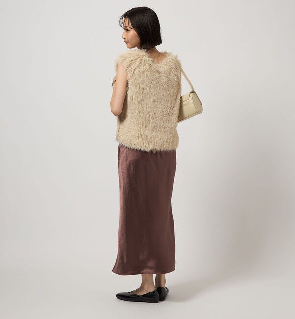 UNITED ARROWS green label relaxing「フェザー ノースリーブ プルオーバー  -ウォッシャブル-」|ベスト・ジレ|