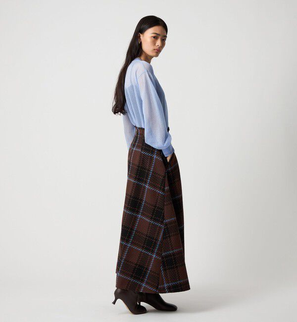 EMMEL REFINES「＜EMMEL REFINES＞EM シアー ライン ニット プルオーバー」|ニット・セーター|