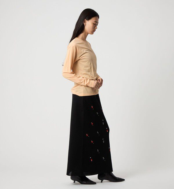 EMMEL REFINES「＜EMMEL REFINES＞EM クルーネック ロングスリーブ Tシャツ」|Tシャツ・カットソー|