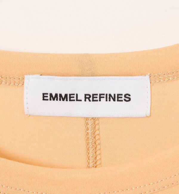 EMMEL REFINES「＜EMMEL REFINES＞EM クルーネック ロングスリーブ Tシャツ」|Tシャツ・カットソー|