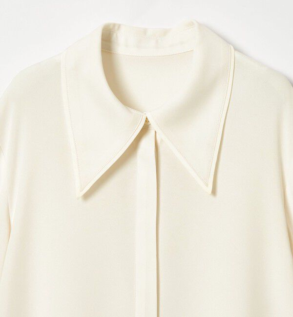 EMMEL REFINES「＜EMMEL REFINES＞EM パイピングエリ トロミシャツ」|シャツ・ブラウス|