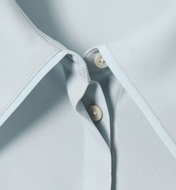 EMMEL REFINES「＜EMMEL REFINES＞EM パイピングエリ トロミシャツ」|シャツ・ブラウス|